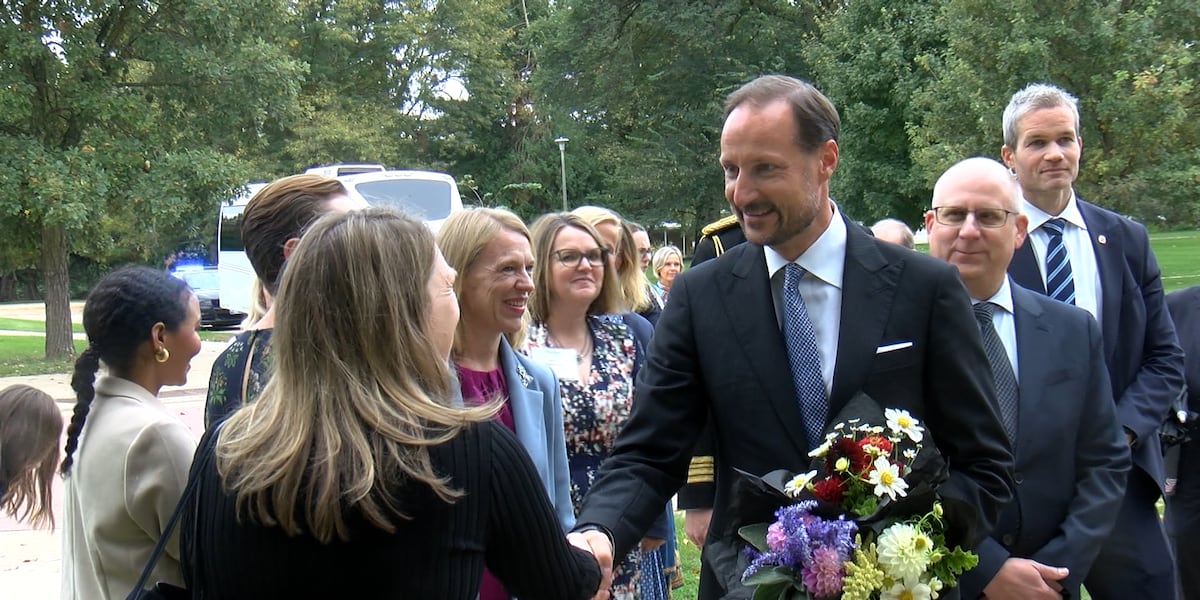 “I feel almost more Norwegian here than I do at home”: Crown prince of Norway visits Decorah