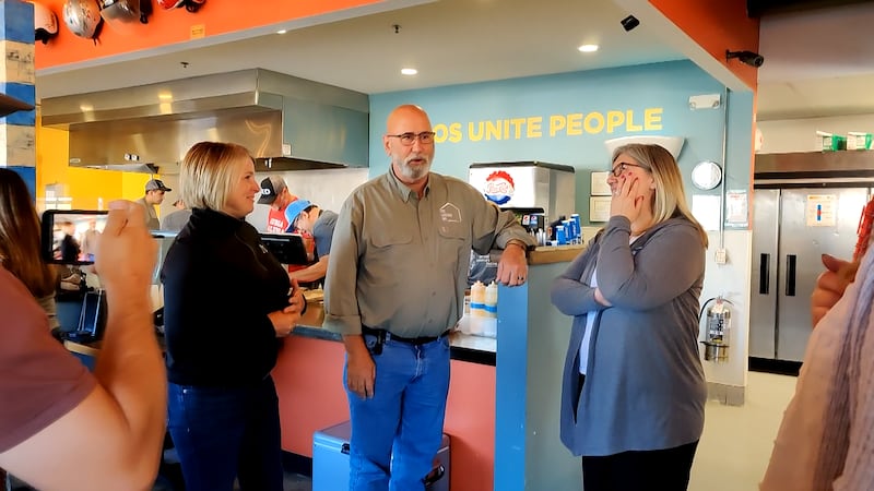 Daniel Fifield The Landing Co-Founders surprised with $15,000 community grant