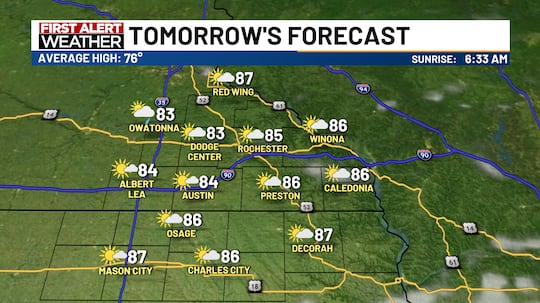 Tomorrow's forecast