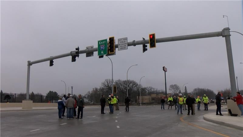 4th St. NW bridge ribbon cutting