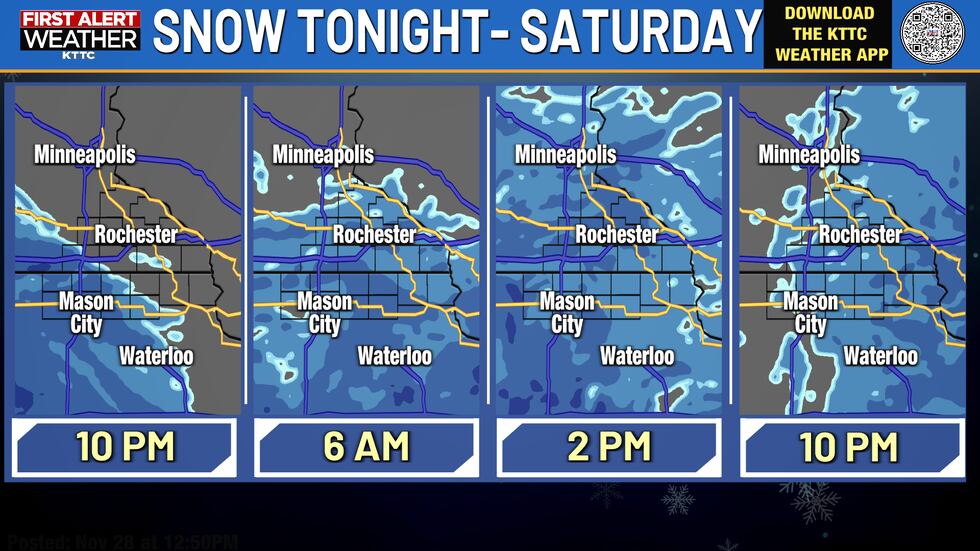 Expecting Snow First Alert Day: Heavy Snow Tonight and Saturday