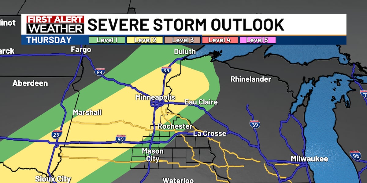First Alert: A few storms Thursday evening; Beautiful weekend weather