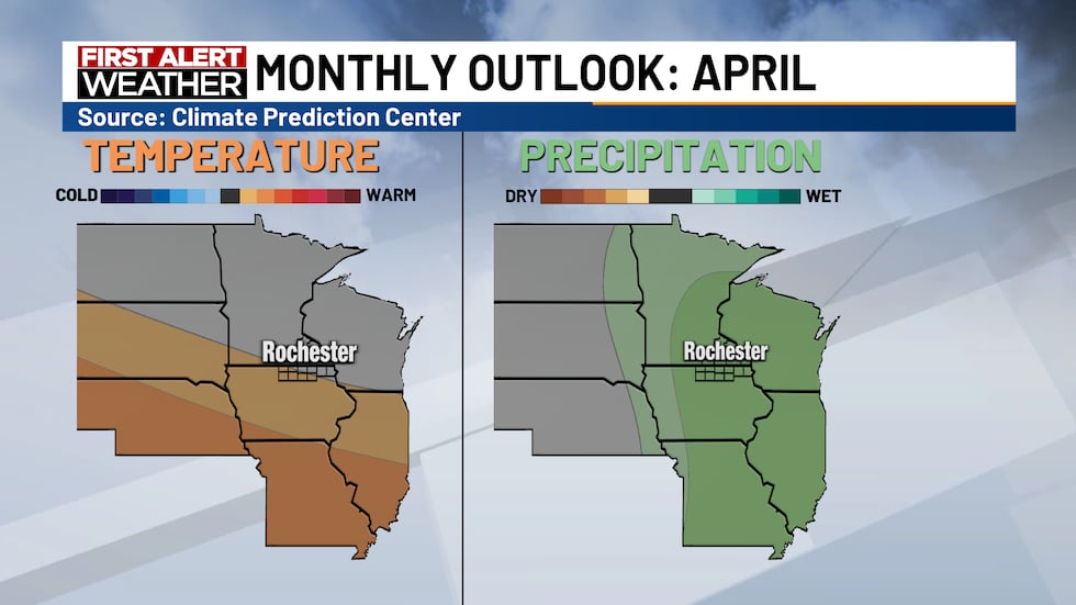 Spring warmth will linger into April