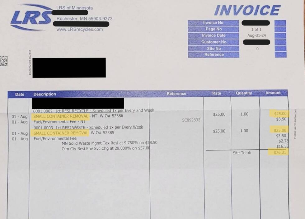 Former LRS customers upset with bin removal fees former-lrs-customers-upset-with-bin-removal-fees