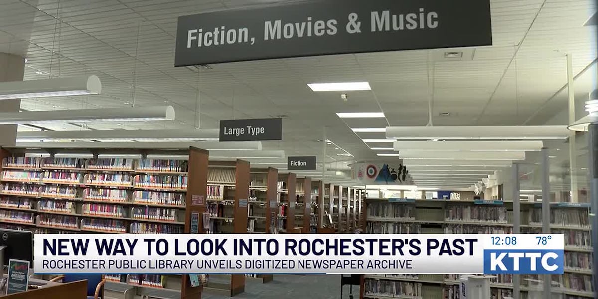 Plumer Library Rochester Rochester Public Library unveils new digitized newspaper archive