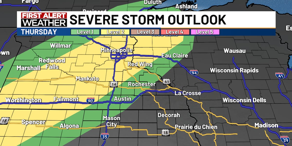 First Alert: Storm chances return Thursday evening