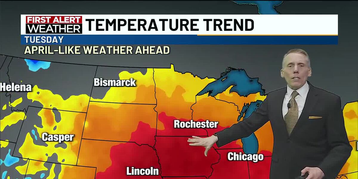 Southern Spring Weather Record warmth possible today; Spring weather continues into next week
