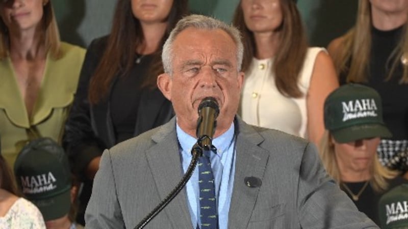 HHS Secretary RFK, Jr. speaks during a bill signing ceremony in Louisiana for a bill he...