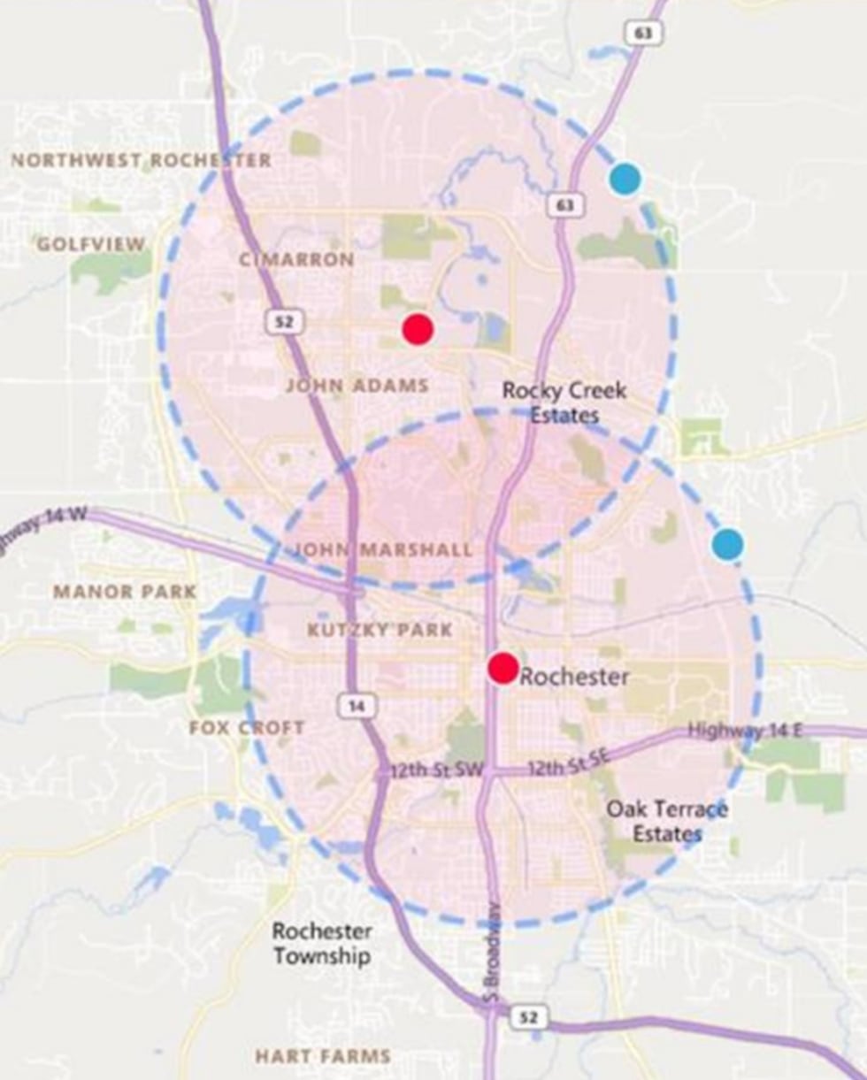 RPD plans to implement one docking station on the north side of the city and one on the south...