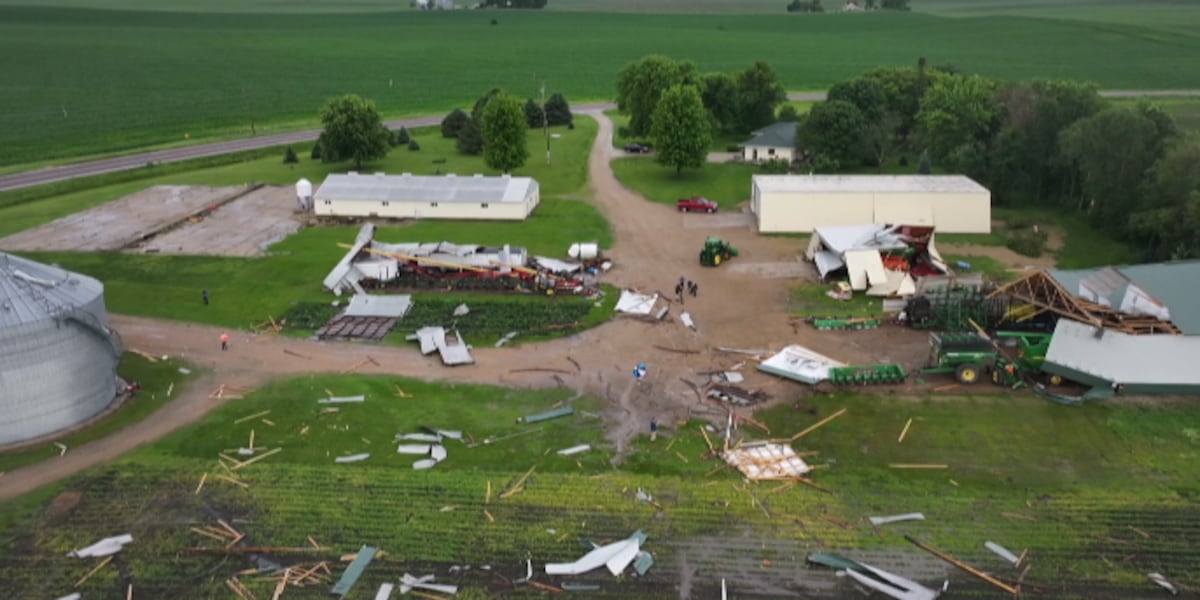 National Weather Service confirms five tornadoes in southeast Minnesota & northern Iowa on Wednesday