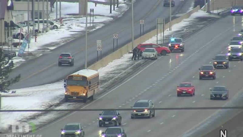 Hwy 52 crash involving school bus