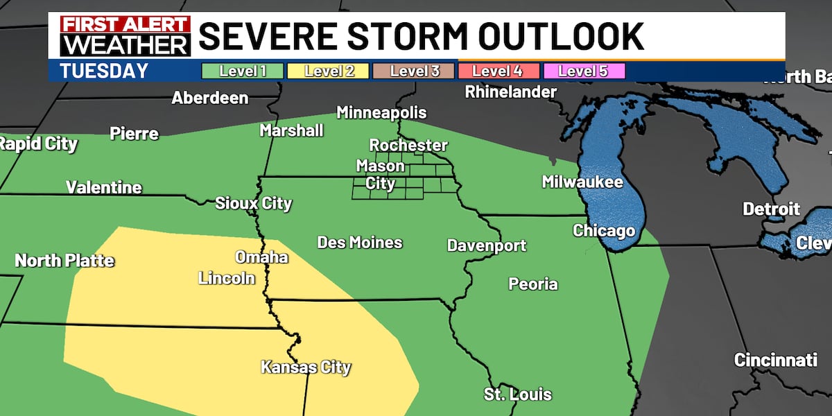 First Alert: Tracking storms for Tuesday