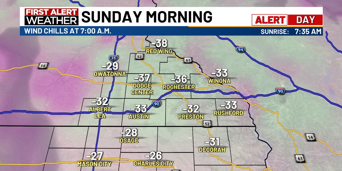 Image for First Alert Days: Brutally cold on Saturday and Sunday