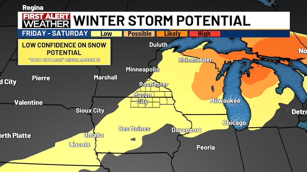 Potencial de tormenta invernal
