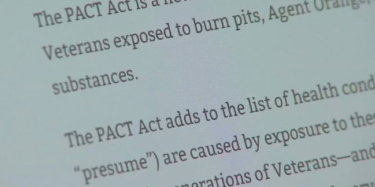 Veterans encouraged to look into PACT Act benefits