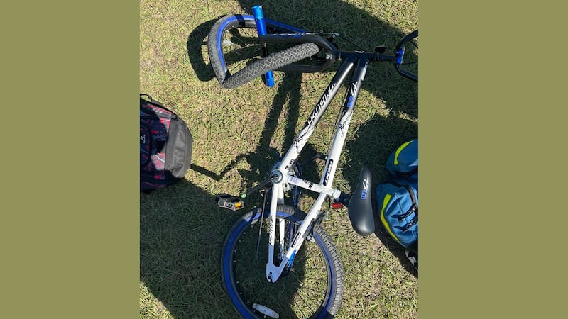 An 8-year-old boy was riding his bike home from school when he was suddenly hit by a golf cart...