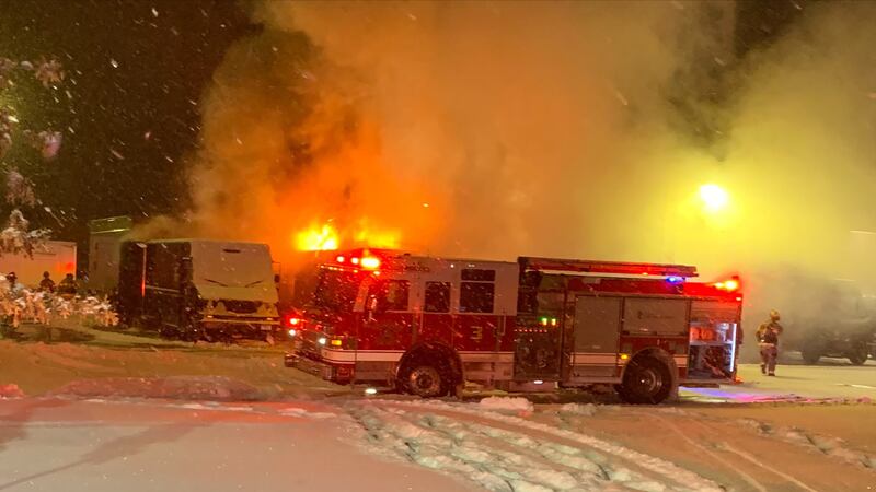 Ups Rack Fire Firefighters put out blaze at UPS warehouse in Rochester
