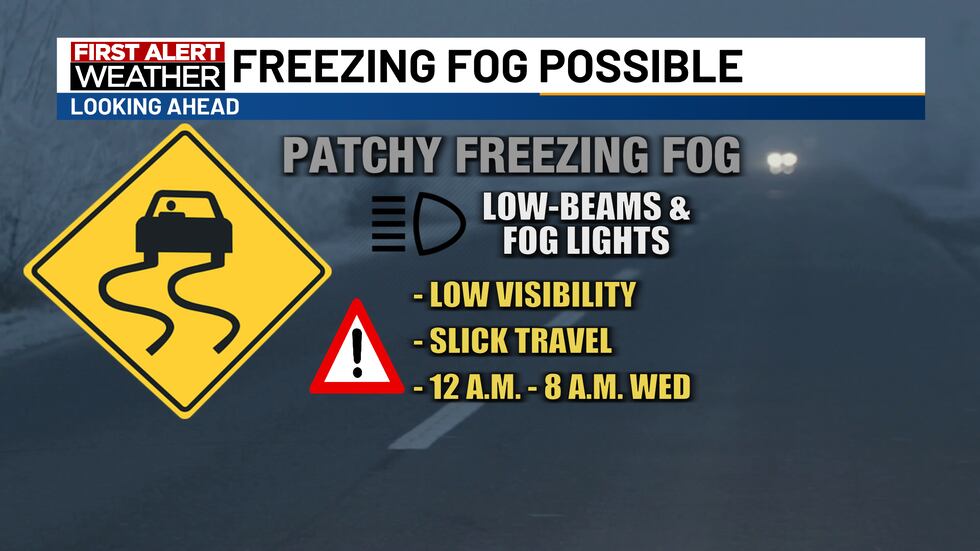 Posible niebla helada esta noche