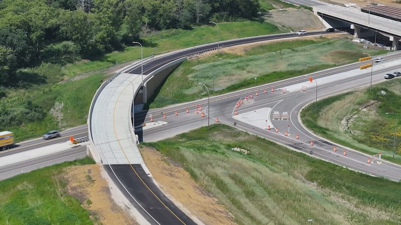 Highway 52 I-90 flyover ramp