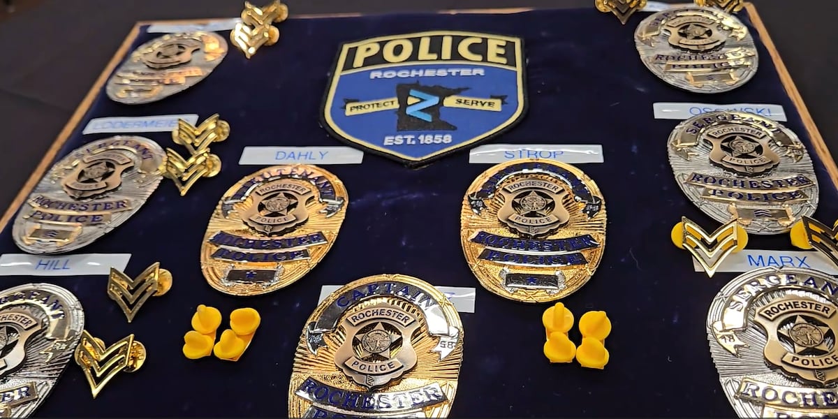 Chip Gray Rpd RPD celebrates nine promotions at ceremony