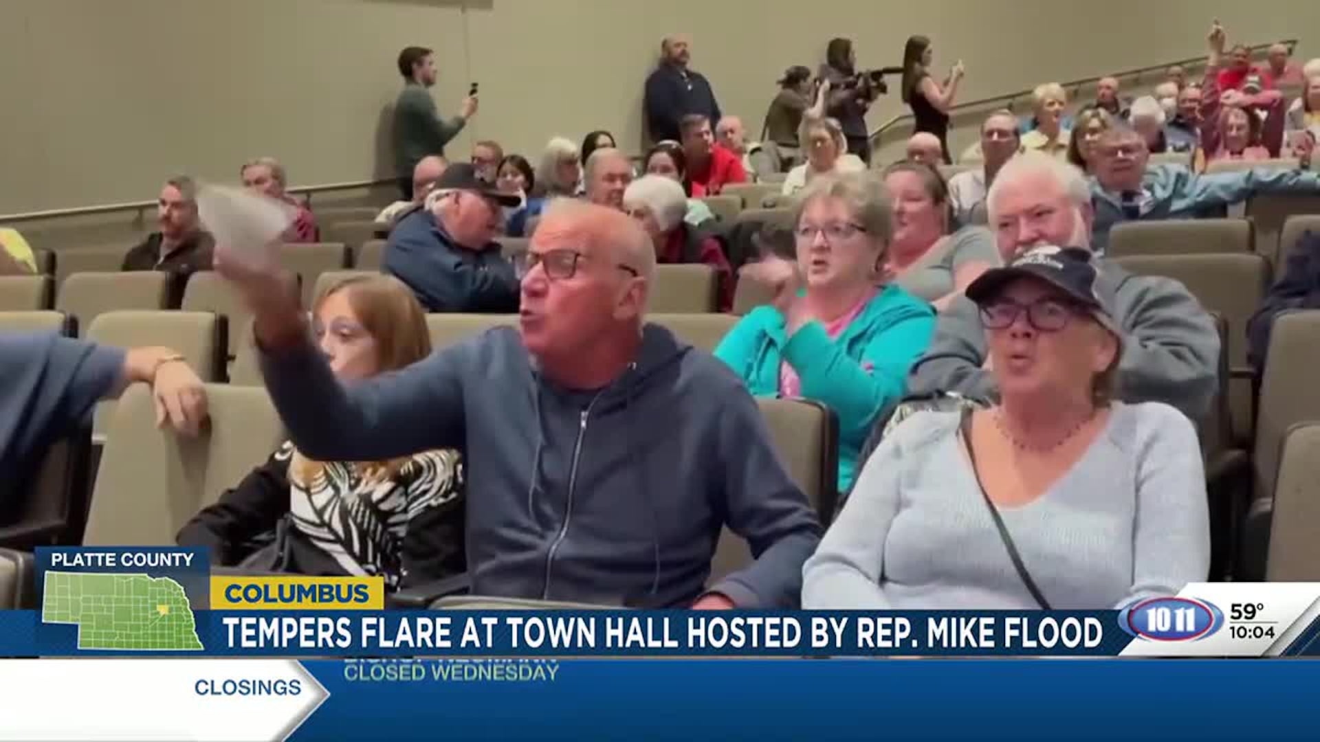 Voters boo Nebraska Republican over Musk, Ukraine, Trump tariffs during raucous town hall