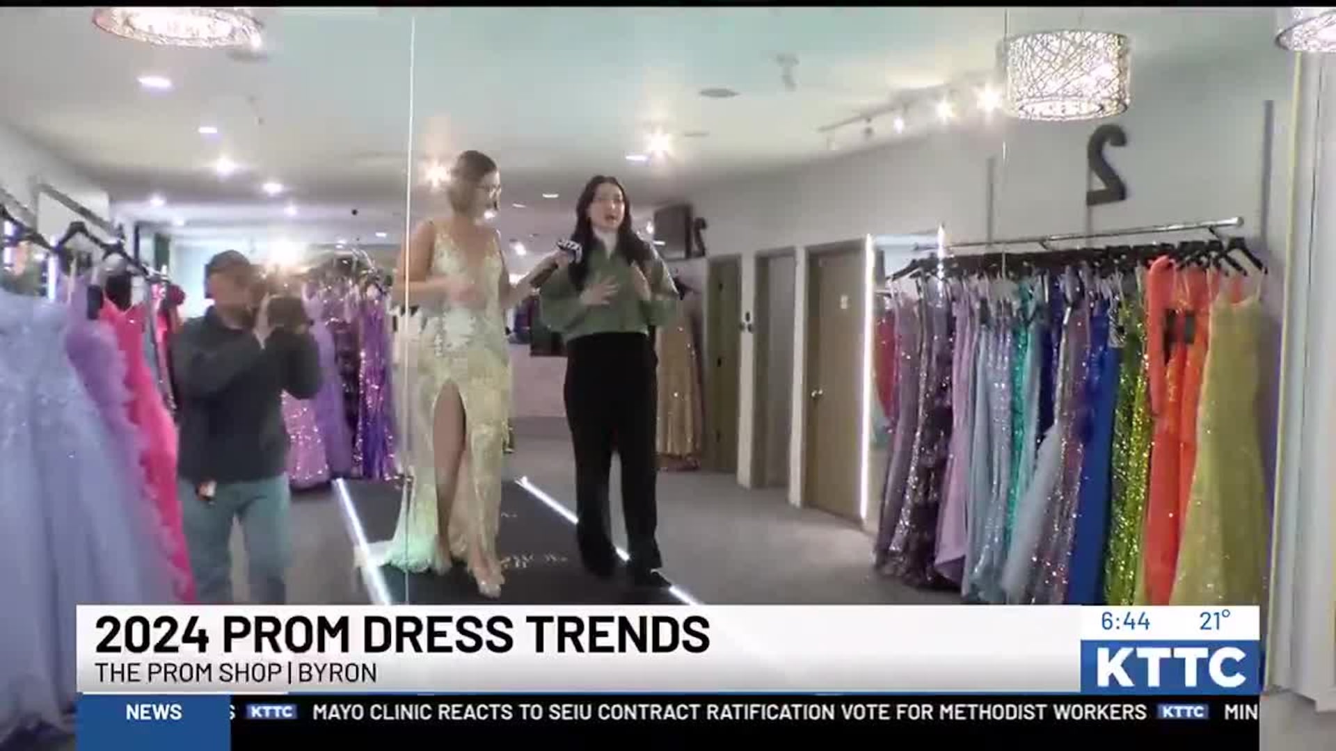Checking out this year's trends at The Prom Shop in Byron, Darian Leddy reports Checking out this year's trends at The Prom Shop in Byron, Darian Leddy reports