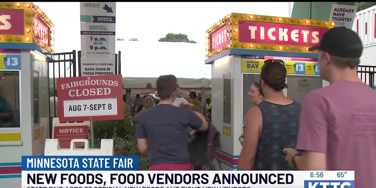 Minnesota State Fair 2025 new food and vendors
